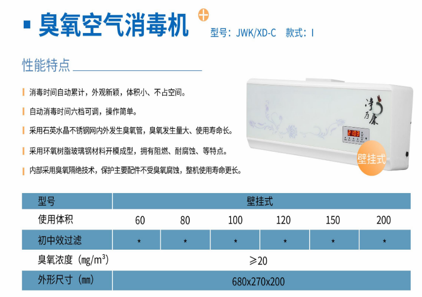 凈為康JWKXD-C款式Ⅰ（120?）壁掛式，臭氧空氣消毒凈化機(jī)1.png