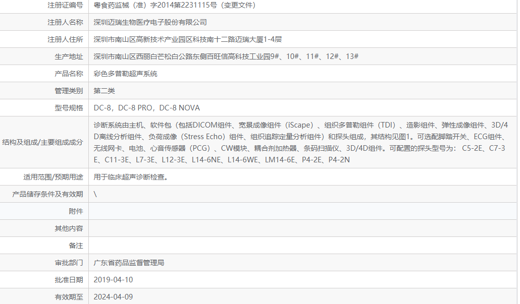 粵食藥監(jiān)械（準(zhǔn)）字2014第2231115號(hào)（變更文件）.png